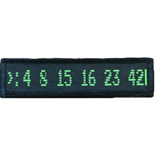 1x4 Lost Numbers Morale Patch. Hook and Loop Made in