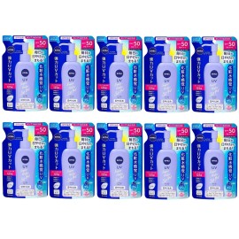 Nivea Sun Protect Super Water Gel SPF50  PA +++ 4.22floz(125g) Refill Pack of 10
