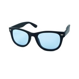 Popular Men's Brand 7JEWELRY Wellington Sunglasses UV Protection UV Protection Blue Brown Gray Purple, B/Matte Black × Light Blue