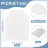 BENECREAT 30Pcs White Cardboard Shirt Inserts, 33x25.3cm Folding Forms Clothes