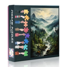 Puzzle 1000 Pieces - Forest Landscape Art, Puzzles for Adults 1000 Pieces (Mountain Series), Challenging Puzzles, Educational Games Home Decoration (70 x 50 cm)
