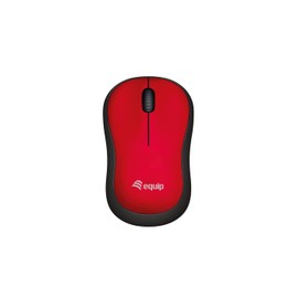 Equip 245113 Optische Maus kabellos rot mini