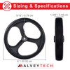 AlveyTech 8" Rear Caster Wheel for Drive Medical Duet Rollator/Transport