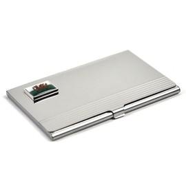 Onyx - Art Wales Business Card Case - Welsh Red Dragon