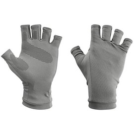 Sunday Afternoons Unisex-Adult Uvshield Cool Gloves, Fingerless, Quarry, Large/X-Large