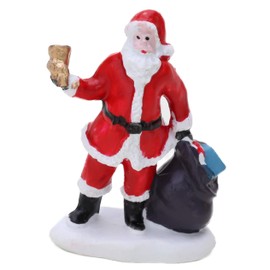 Toyland® Mini Resin Christmas Collectible Ornament - Village Scene Accessories - Xmas Figures (Santa 1.5 x 2.25 Inch).