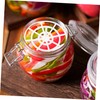 MUCKLILY 5pcs Vegetable Press Fermentation Vegetable Fixer Kitchen Supply Jars