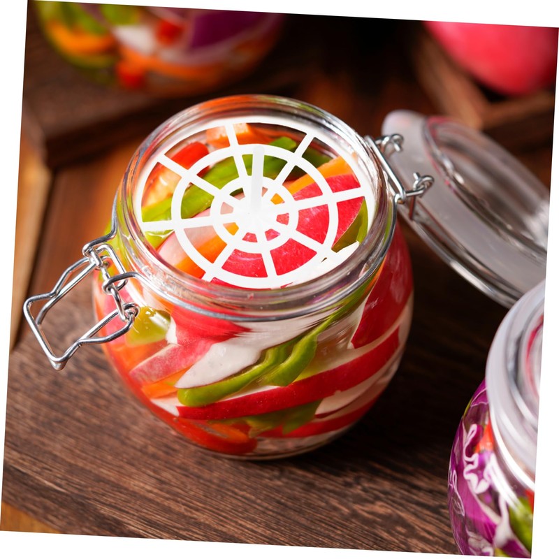 MUCKLILY 5pcs Vegetable Press Fermentation Vegetable Fixer Kitchen Supply Jars