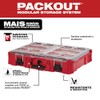 Milwaukee 48-22-8430 Packout, 10 Compartment, Small Parts Organizer