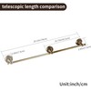 BATHSIR Antique Brass Towel Bar Set, Adjustable Bathroom Accessories Include