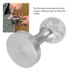 Crystal Ball Coffee Flat Tamper Stainless Steel Base Powder Hammer
