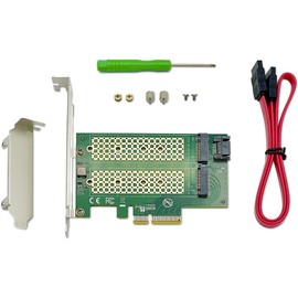 Genjin-oriented Interface M.2 NVMe SSD & M.2 SATA SSD Dual Compatible Conversion Board M.2NVST-PCIE