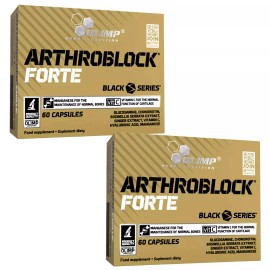 OLIMP SPORT NUTRITION ARTHROBLOCK FORTE BLACK SPORT SERIES - joints, cartilage, bones, regenerations - 120 Capsules