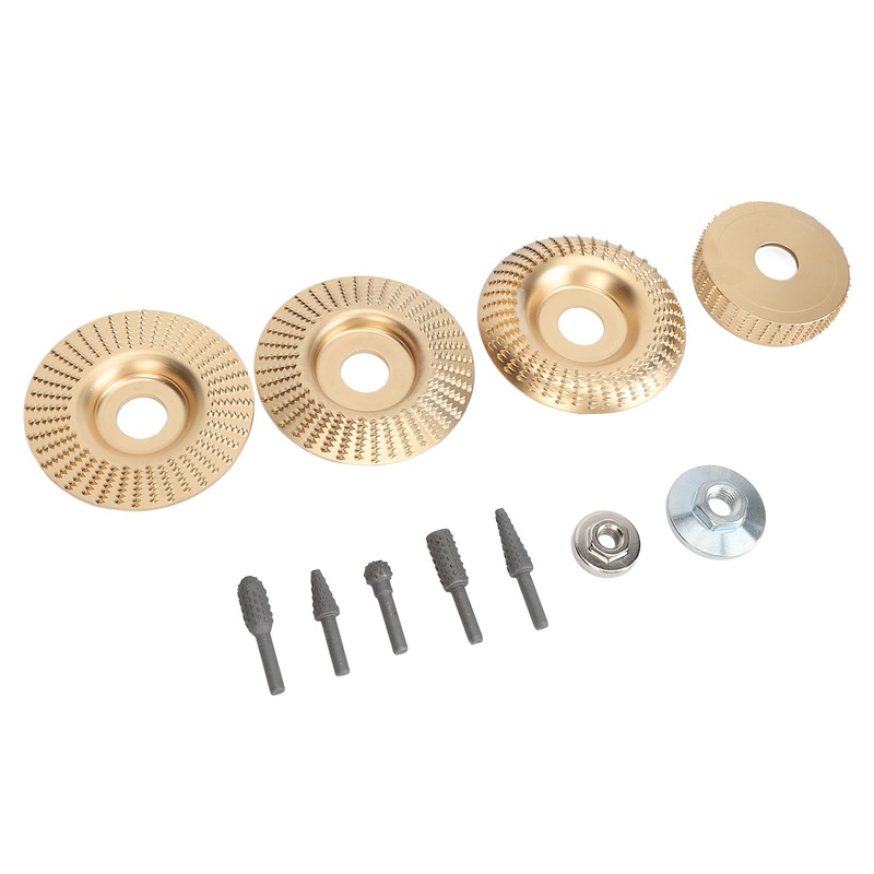 Wood Carving Disc Rotary File Set Angle Grinder Grinding Shaping