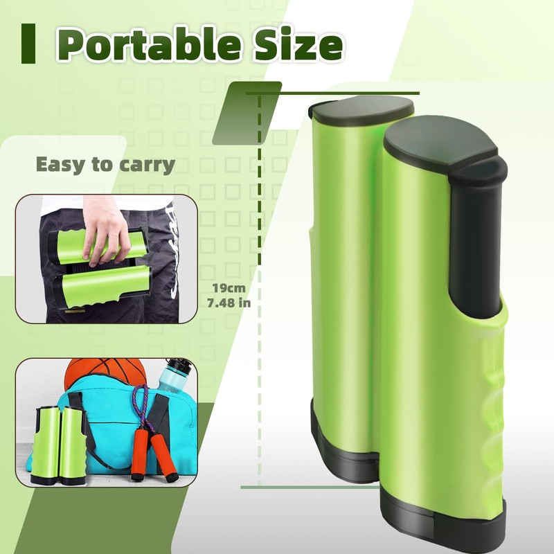 SPORTOUT Retractable Ping Pong Net, Portable Table Tennis Net Rack,