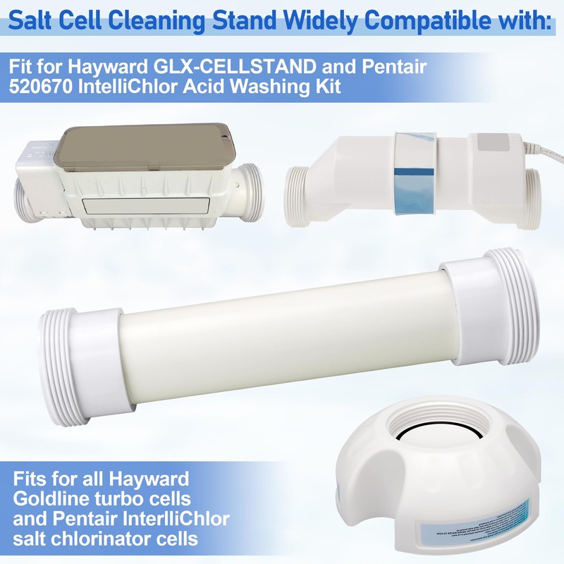 Pool Salt Cell Bypass Dummy Cell with Cleaning Stand for