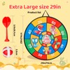 Children's Dartboard 29 Inch Children's Velcro Dartboard with 20 Sticky