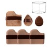 JCBCKJ 6Pcs Makeup Sponges Set, Powder Puff Set, Dual-Use Makeup