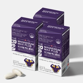 The Real Magnesium Max Plus 1257mg×120 tablets set of 3 (12 months supply) / 더리얼 마그네슘 맥스플러스 1257mg×120정 3개세트 (12개월분)