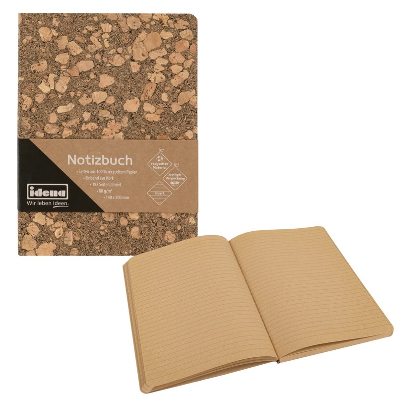 Idena 12252 Notebook 20 x 14 cm Lined 192 Pages