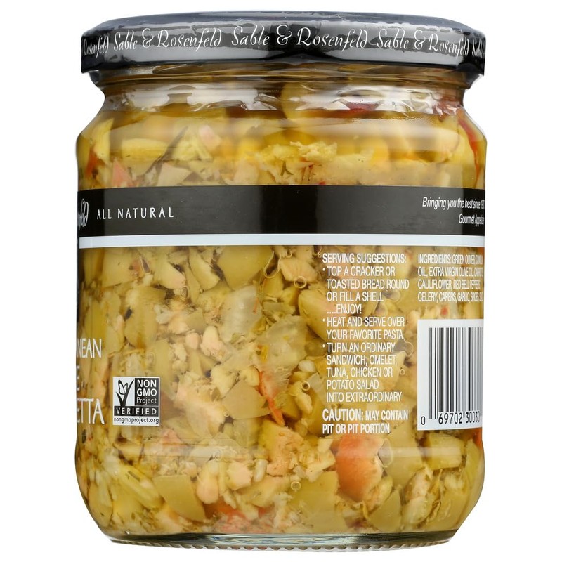 Sable and Rosenfeld Mediterranean Olive Bruschetta, 16 Ounce (Pack of