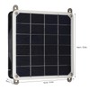 Solar Panel Powered Fan Kit 20W Monocrystalline Solar Panel Exhaust