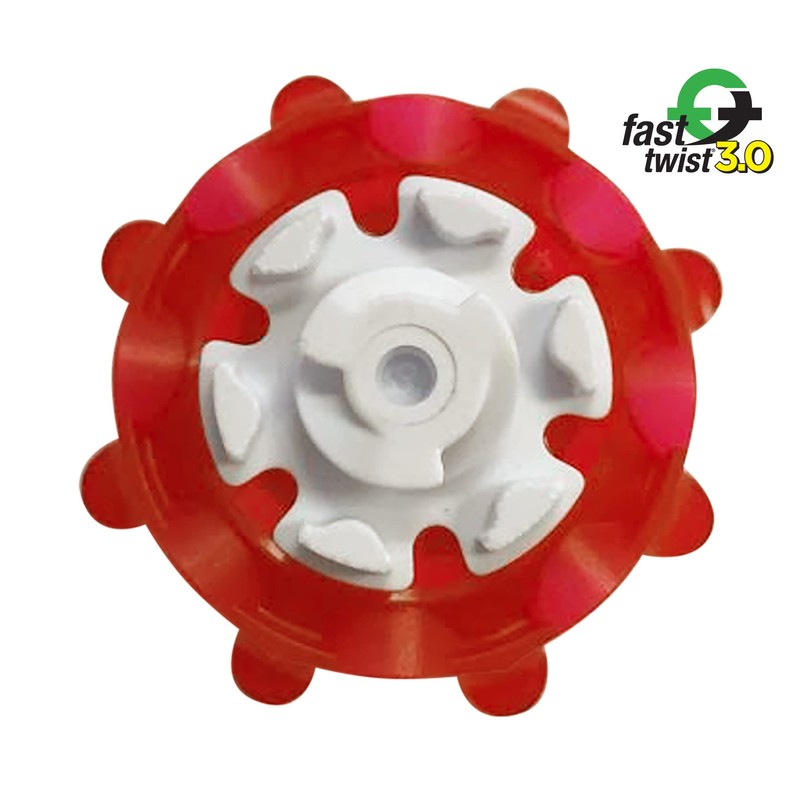 SOFTSPIKES Golf Spikes Pulsar Fast Twist 3.0 Red Golf Spikes,