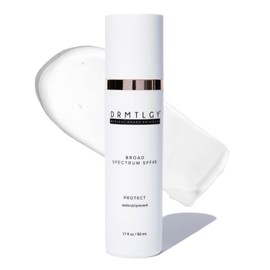 DRMTLGY Daily Anti Aging Facial Sunscreen and Moisturizer with Clear Broad Spectrum SPF 45. Features Zinc Oxide, Hyaluronic Acid, and Niacinamide. UVA