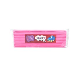 Plasticine 400g Pink Neon #15 Modelling Clay for Animators and Modelers, Easy to Shape, Ideal for Sculptures, Models and Stop Motion