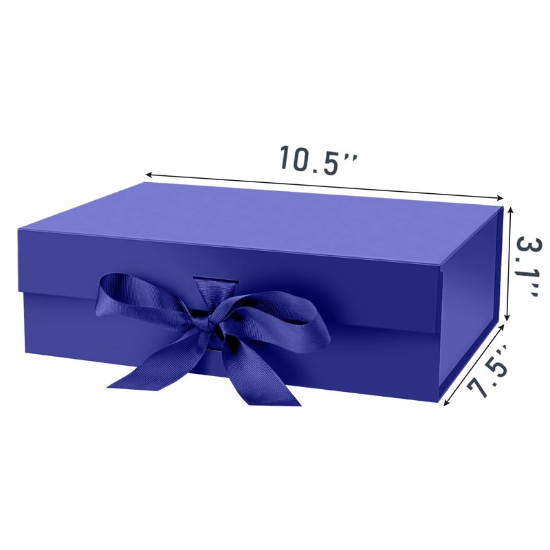 DaiJoob Gift Box with Lid for Presents 10.5x7.5x3.1 Inches with