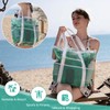LEVOTIYER Beach Bag - Mesh Beach Bag Large 8 Pockets,