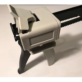 Caulking Gun | 50ml 2 Part Epoxy Glue Sealant AB Glue Gun Mixed 10:1 Adhensive Gun Manual AB Caulking Guns Epoxy Resin Silicone Dispenser Tool | by NAHASU