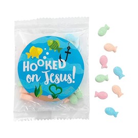 Fun Express Religious Fish Candy Fun Assortment May Vary - VBS Vacation Bible School Supplies/Decor