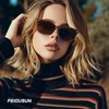 FEIDUSUN Polarized Sunglasses for Women and Men Classic Trendy Sun