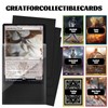 Pack of 100 Card Sleeves, 66 x 91 mm Trading