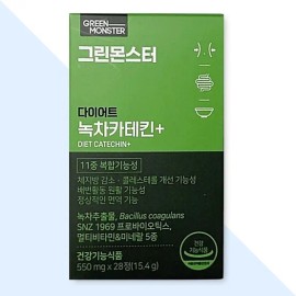 Green Monster Diet Green Tea Catechin+ Plus Body Fat Management / 그린몬스터 다이어트 녹차카테킨+ 플러스 체지방관리