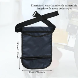 Urinary Catheter Bag Holder with Belt, Urinary Catheter Bag Holder with Adjustable Strap Waterproof Material (2000ML)