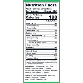 Stoked Oats - Stone Age High Protein, Low Sugar Breakfast - Gluten Free, High Fiber, Non GMO Oatmeal - Perfect for overnight oats (11.3oz)