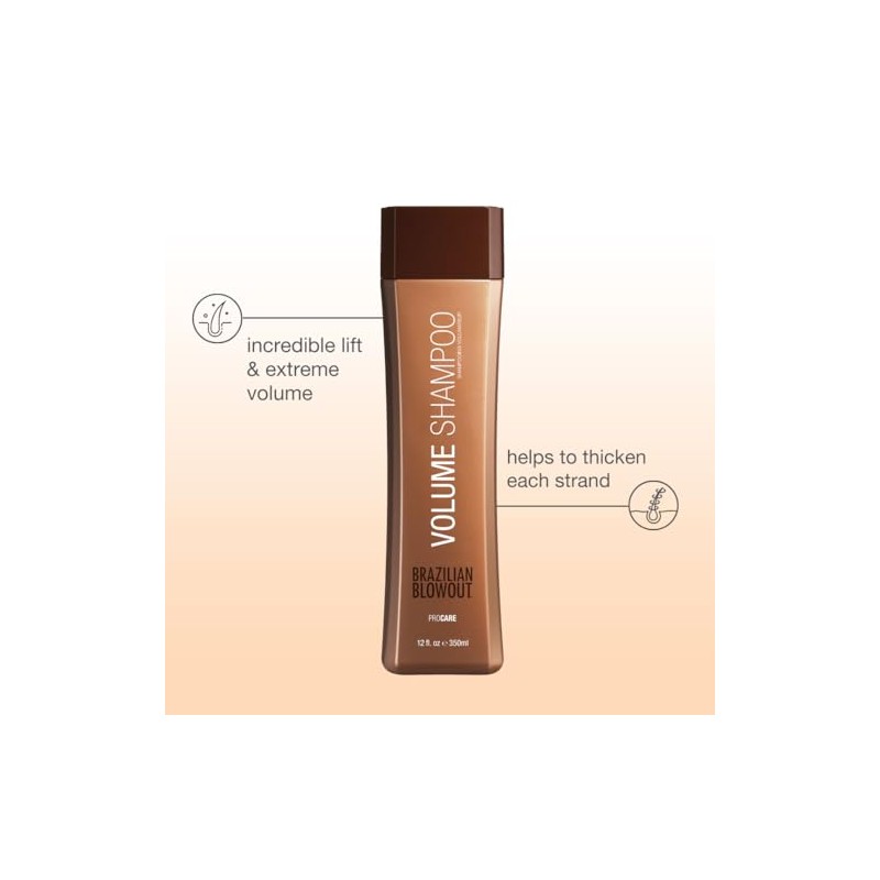 BRAZILIAN BLOWOUT Volume Shampoo, 12 Fl. Oz.