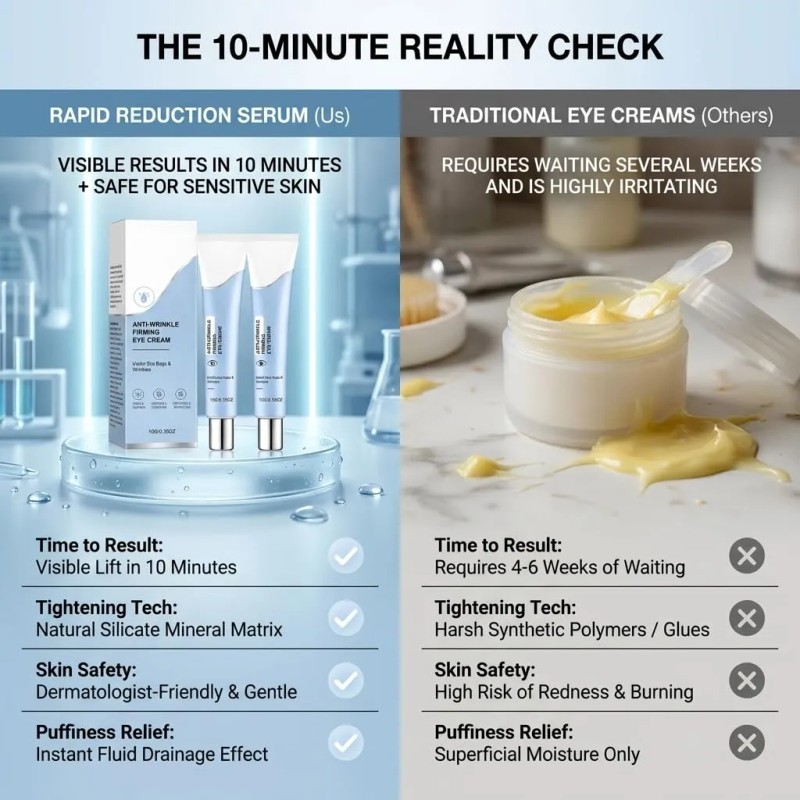 2pcs Rapid Reduction Serum, Under Eye Bags And Wrinkles