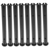 Gatuida 8pcs Trash Can Lid Latch Accessories Plastic Hinged Pins
