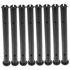 Gatuida 8pcs Trash Can Lid Latch Accessories Plastic Hinged Pins for Outdoor Garbage Boxes Easy Installation for Efficient Waste Management