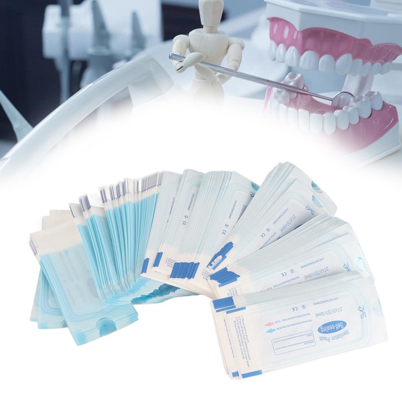 Self Sterilization Pouches for Dental Offices, Autoclave Sterilizer Bags Pouch