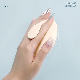 Silicone Shampoo Brush Massage Face Wash Brush Scalp Care / 실리콘 샴푸브러쉬 마사지 세안솔 두피케어