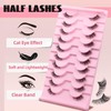 FADVAN(BY001) Half False Eyelashes, 3D Russian Volume, 10 Pairs of