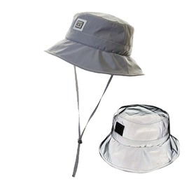Beanie Trendify Waterproof Reflective Bucket Hat for Women - Colour: GREY