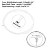 X AUTOHAUX Bike Shifter Derailleur Cable and Brake Cable Housing