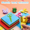 2 Pcs Kids Scissors,Childrens Scissors,Toddler Scissor,Children Blunt tip Safety Scissor,for