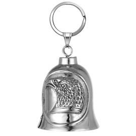 Ffobcca Motorcycle Bell - Protect yourself and your bike with the legendary Guardian Bell! High-quality accessory and key ring for happiness and safety - a must-have for every motorcyclist, eagle head
