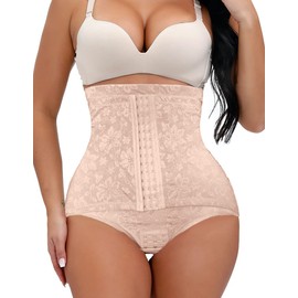 ShaperQueen1010 Tummy Control Shapewear for Women – High Waist Compression Body Shaper, Girdle Waist Cincher for Women (XL, Nude)